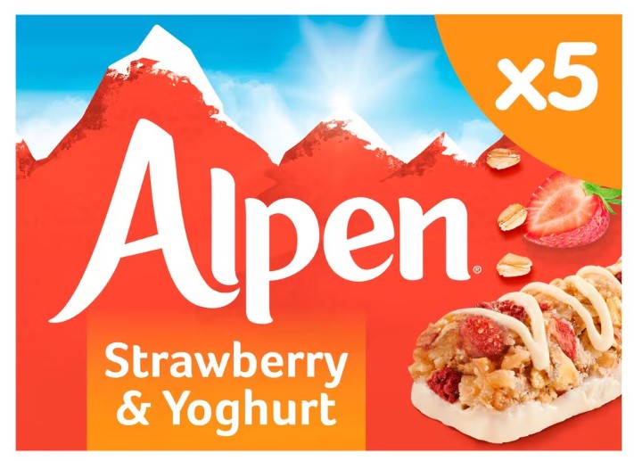 Alpen Strawberry & Yoghurt 5 Bars 145g