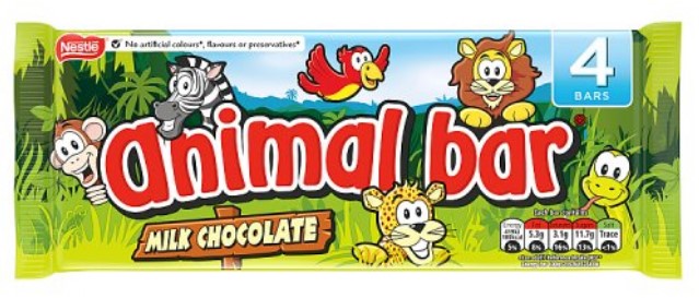 Animal Bar 4 Pack 70g
