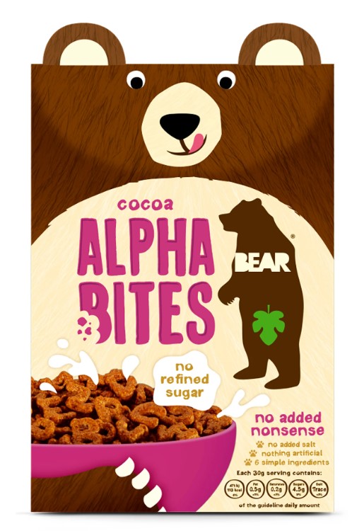 Bear Cocoa Alpha Bites Cereal 350g