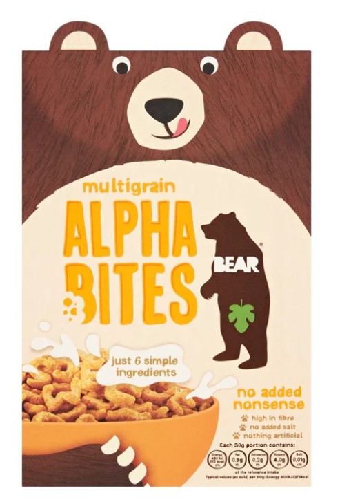 Bear Multigrain Alpha Bites Cereal 350g