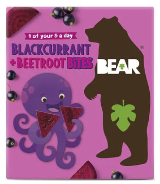 BEAR Blackcurrant + Beetroot Bites 5 x 90g