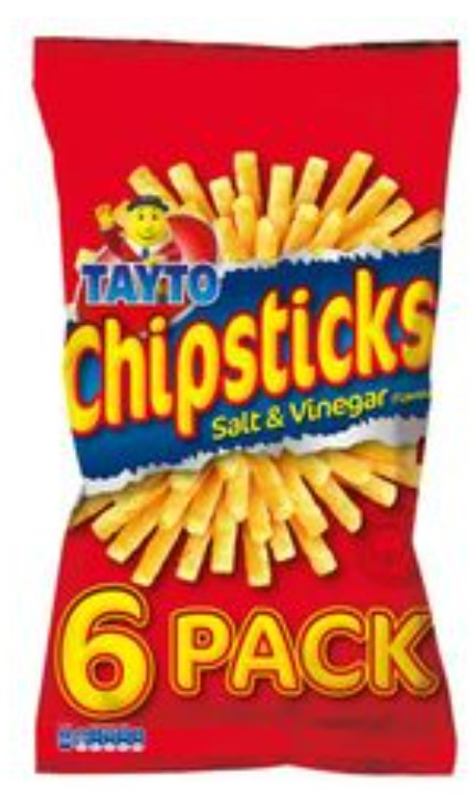 Tayto Chipsticks 6 Pack 168g
