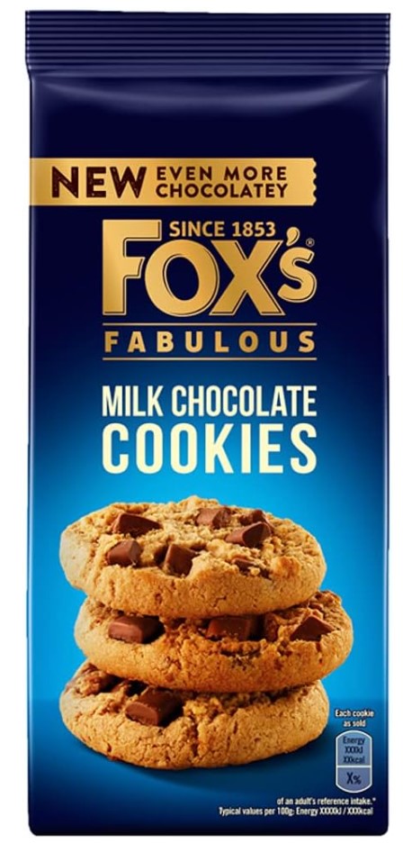 Fox's Milk Chocolate Cookie 180g