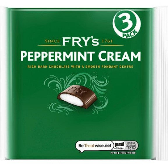 Frys Peppermint Cream 3 Pack 147g