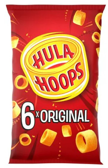 Hula Hoops Original 6 Pack 144g