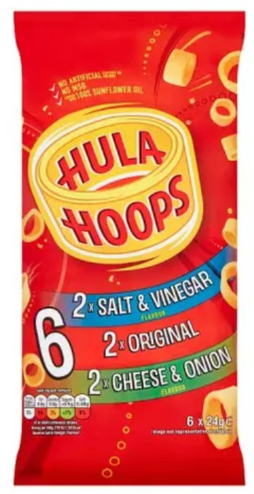 Hula Hoops Family Variety 6 Pack 144g