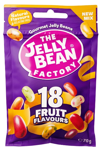 The Jelly Bean Factory Fruit Mix 70g - Expiry 12/6/24