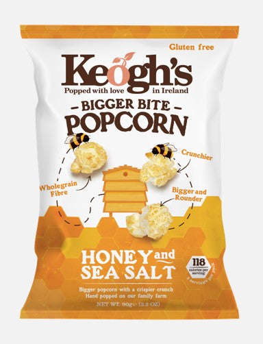 Keoghs Honey & Sea Salt Popcorn 90g