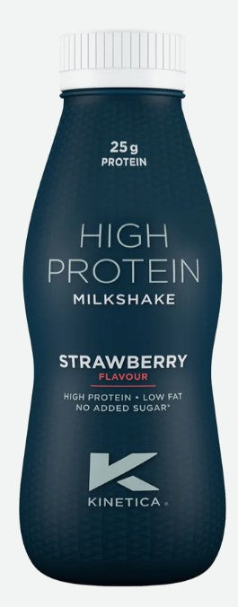 Kinetica High Protein Milkshake Strawberry 330ml