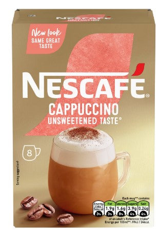 Nescafé Gold Instant Unsweetened Cappuccino 8 Pack 113.6 g