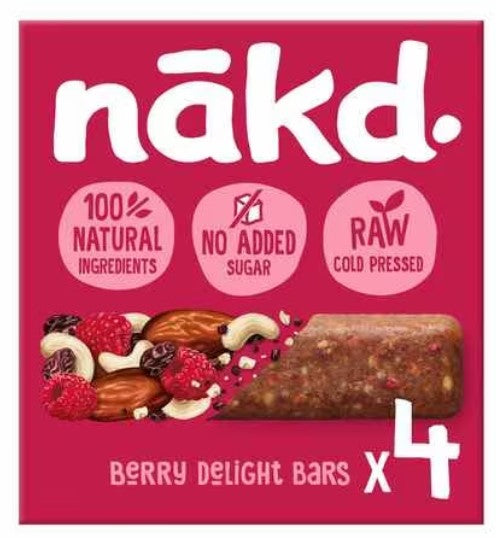 Nakd Berry Delight 4 Bars 140g