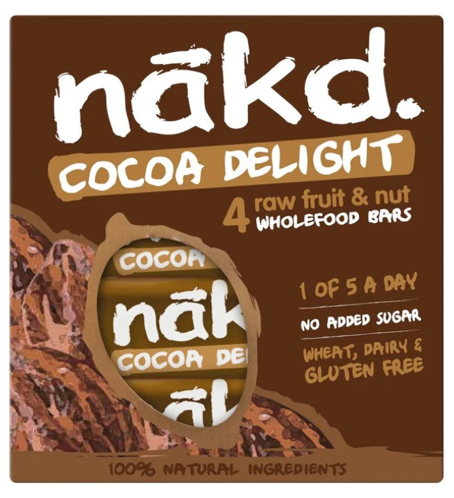Nakd Cocoa Delight 4 Bars 135g