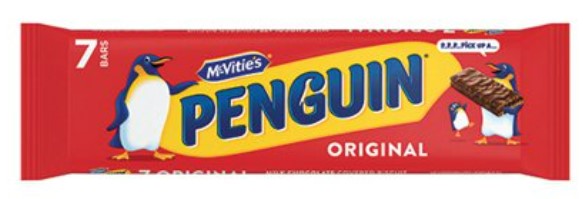 McVities Penguin 7 Bars 120g