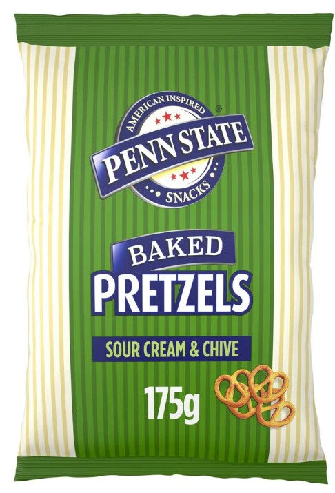 Penn State Sour Cream & Chive Pretzels 175g
