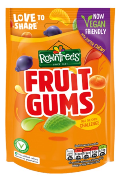 Rowntrees Fruit Gums Pouch 150g
