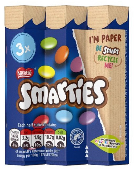 Smarties 3 Pack 102g