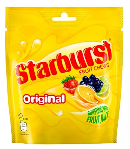 Starburst Original Fruit Chews Pouch 152g