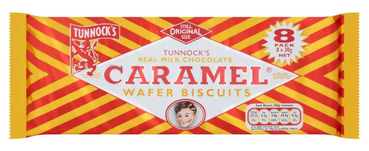 Tunnocks Caramel Wafer Biscuits 240g