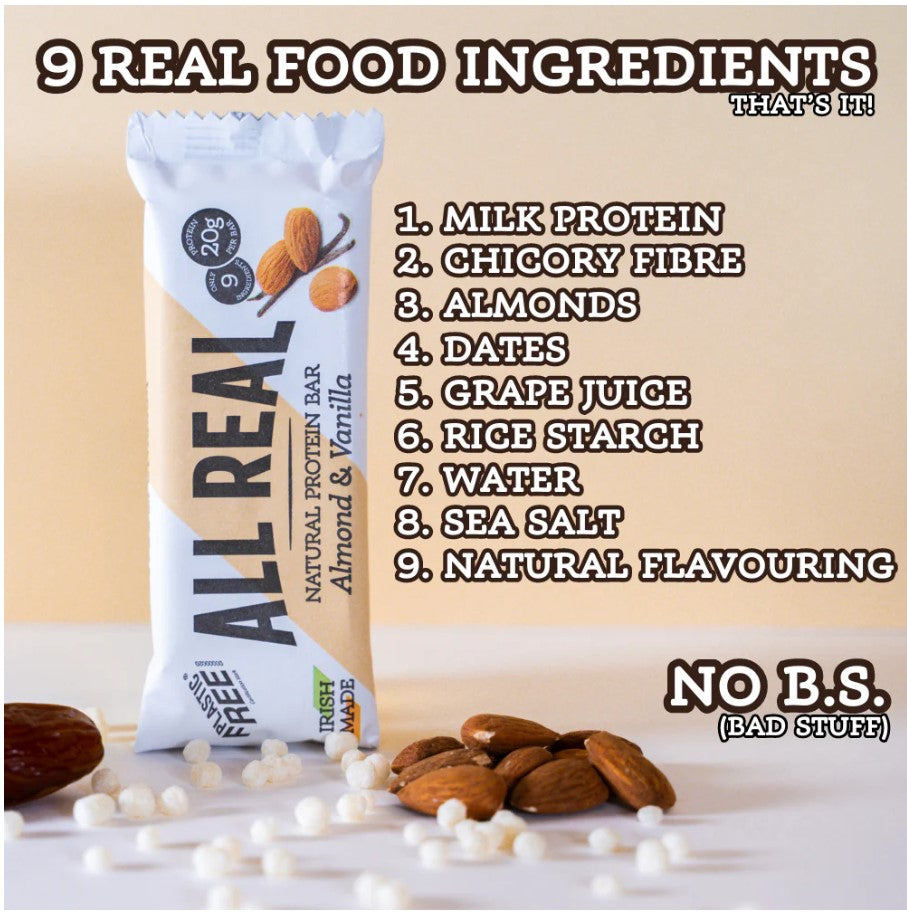 All Real Almond & Vanilla Protein Bar 60g