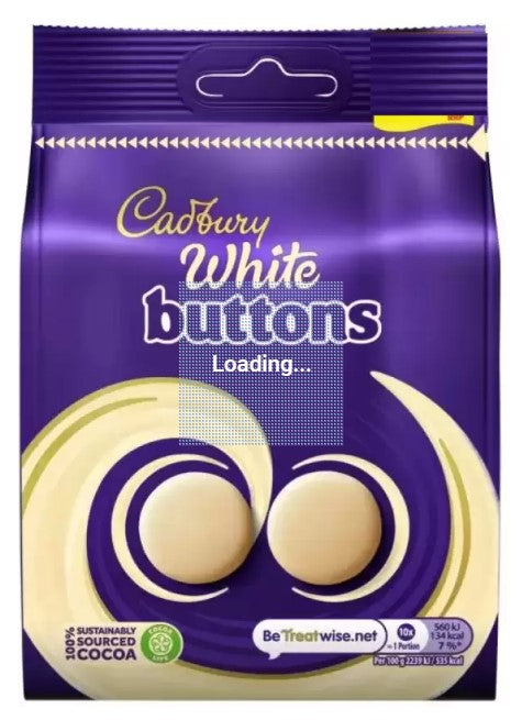 Cadbury White Giant Buttons 95g