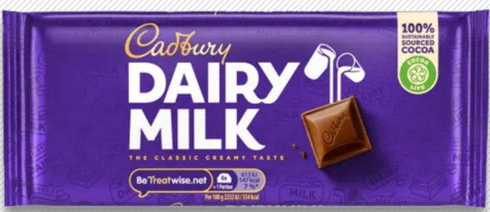 Cadbury Dairy Milk Bar 95g