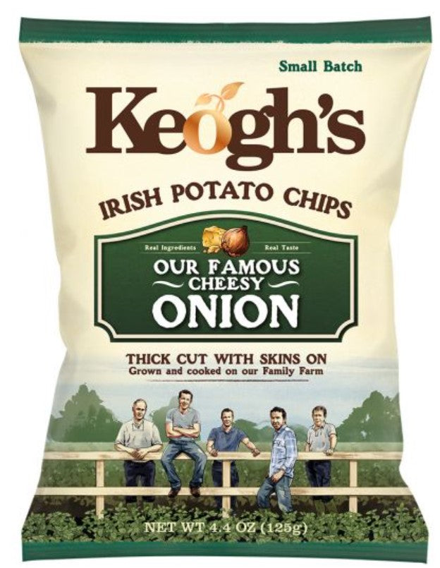 Keoghs Cheese & Onion 125g