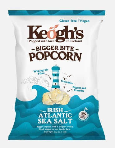 Keoghs Irish Sea Salt Popcorn 70g