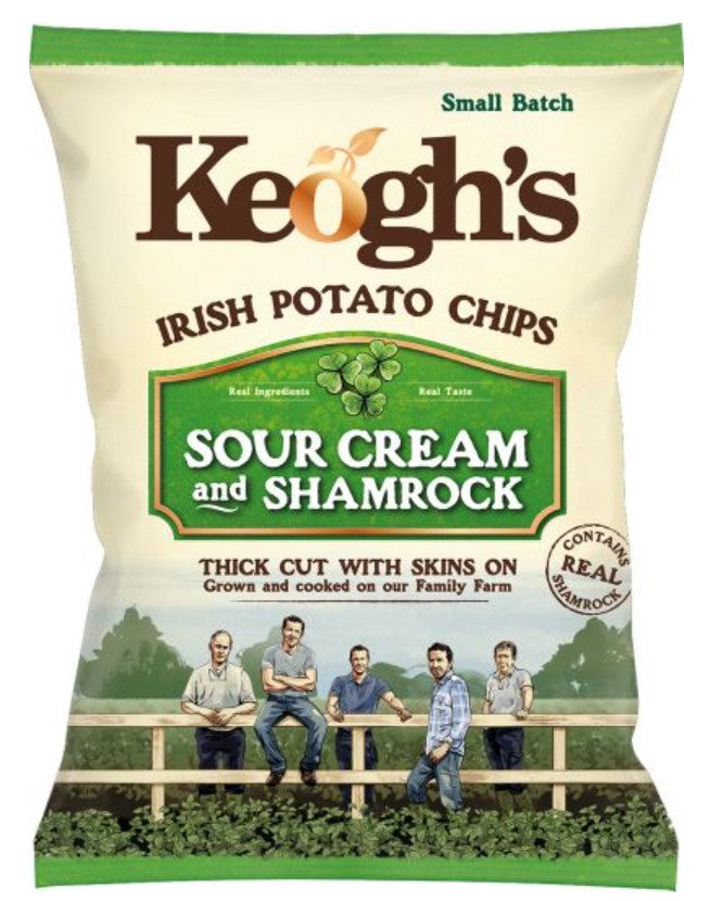 Keoghs Sour Cream & Shamrock 125g