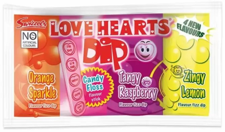 Swizzles Love Hearts Dip 23G