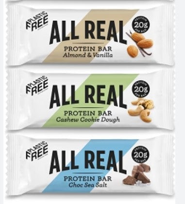 All Real Protein Bars Mixed Case - 12 x 60g