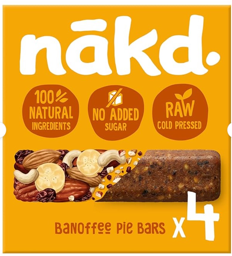 Nakd Banoffee Pie 4 Bars 140g