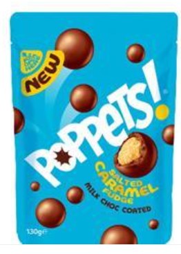 Poppets Salted Caramel Fudge 95g