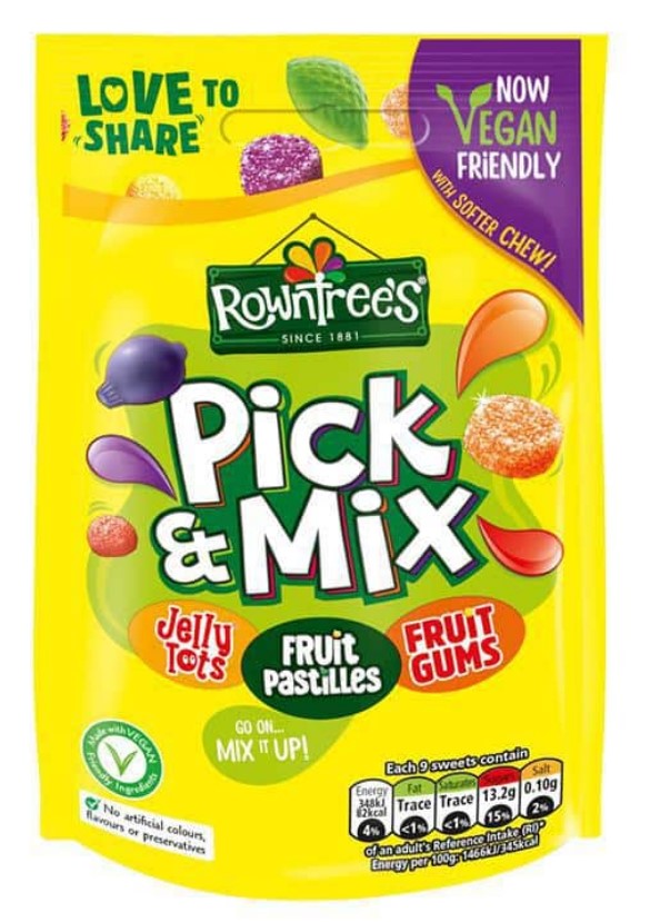 Rowntrees Pick n Mix Pouch 150g